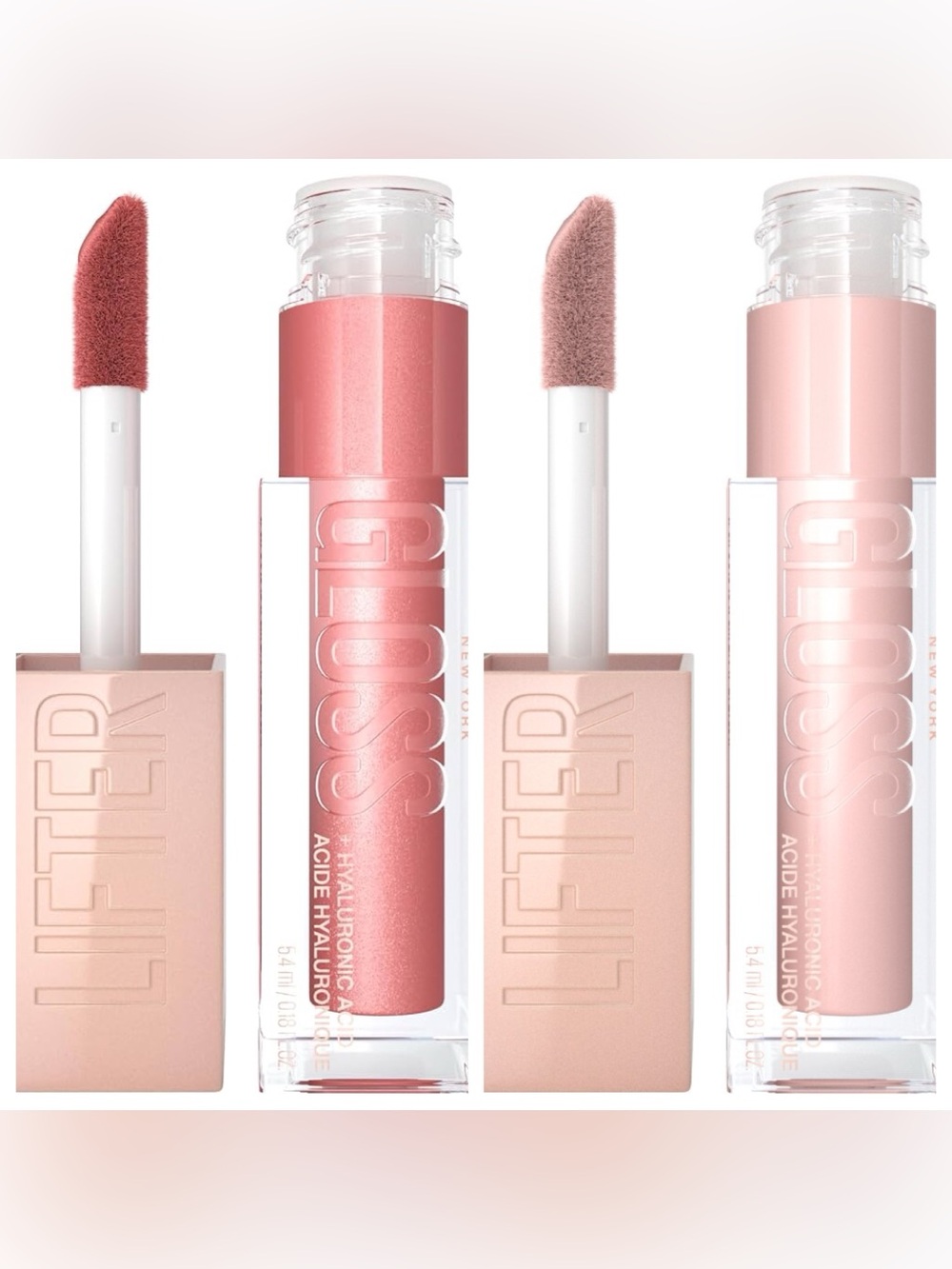 Maybelline lifter gloss and lifter plump bundle moon & ice